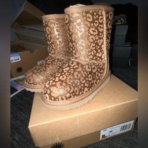 Toddler cheetah print ugg